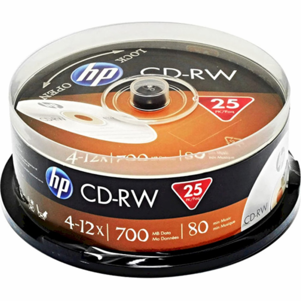 HP CD-RW  CWE00019-3, 69313  700MB  CD-R