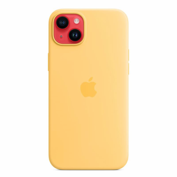 iPhone 14+ Silicone Case with MS - Sunglow