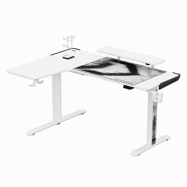 Ultradesk Herní stůl WINGER - bílý