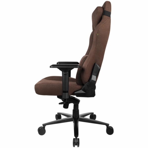 AROZZI herní židle VERNAZZA Supersoft Fabric Brown/ hnědá