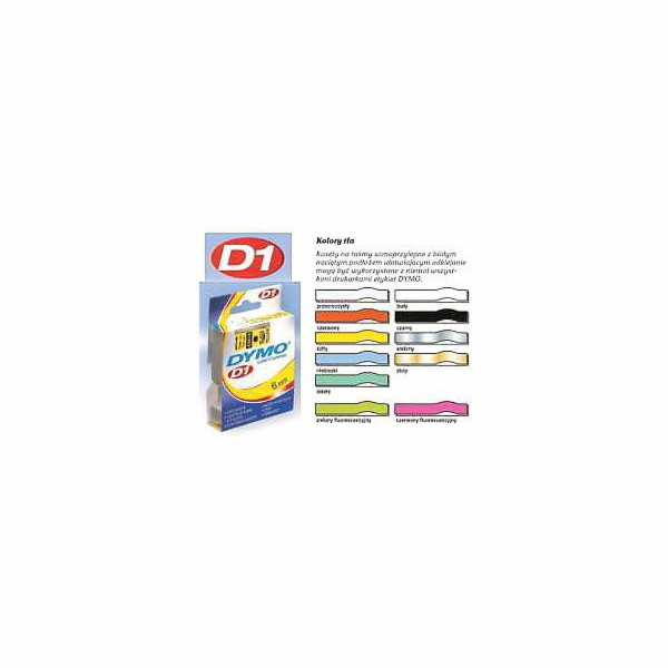 Dymo páska S0720790 (černá na žluté) typ D1
