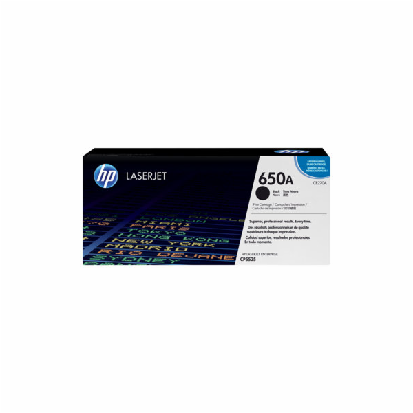 HP 650A - Černá - originální - LaserJet - kazeta s barviv...