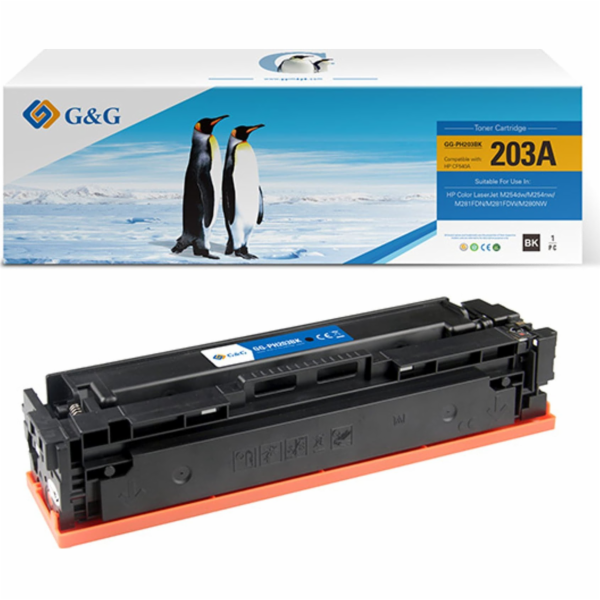 G&G HP CF540A  NT-PH203BK, HP 203A  komp