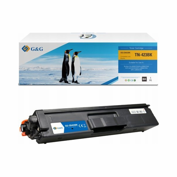 G&G Toner Toner kompatibilní s Brother TN423BK, NT-CB423B...