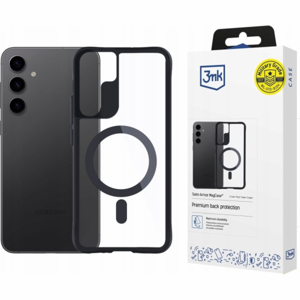 3mk ochranný kryt Satin Armor MagCase pro Samsung Galaxy S24
