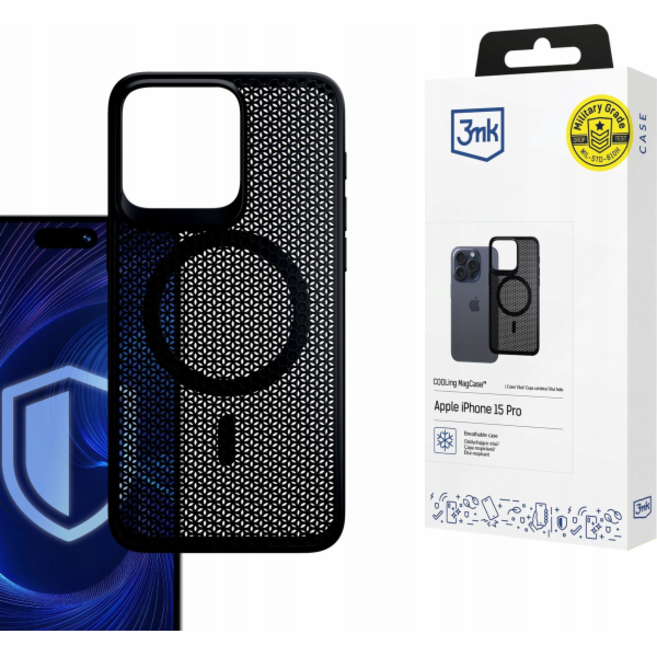3mk ochranný kryt Cooling Magcase pro Apple iPhone 15 Pro