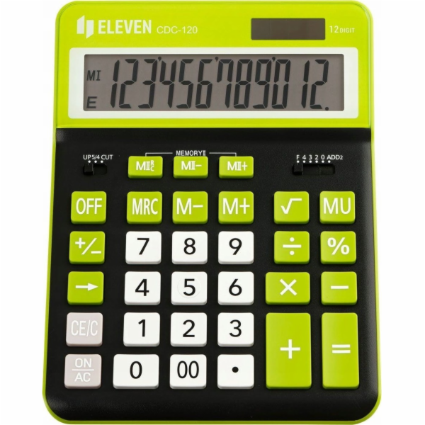 Eleven Kalkulačka CDC-120-BK/GN  černo-z