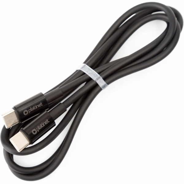 Platinet Nabíjecí Kabel USB-C - USB-C 3A, 60W, 1m, černý