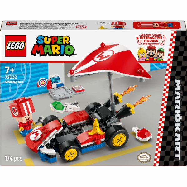 LEGO 72032 Super Mario - Mario Kart: Standardní motokára,...