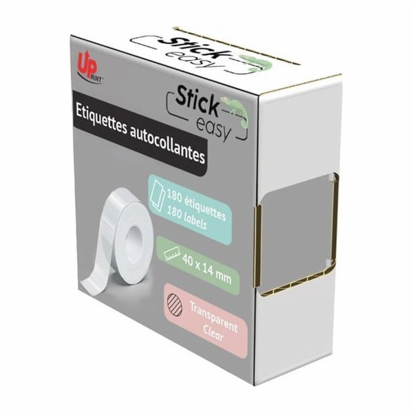 UPrint UP21 180 TRANSPARENT  etikety tra