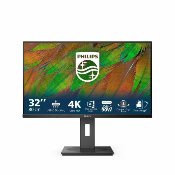Philips/32B1U3900/31,5"/VA/4K UHD/60Hz/4ms/Black/3R