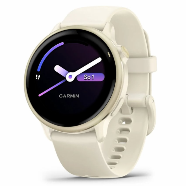 Garmin vívoactive 6, Lunar Gold / Bone B