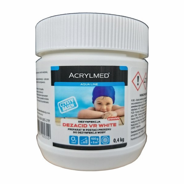 Acrylmed DEZACID VR WHITE Granulát pro oxidační dezinfekc...