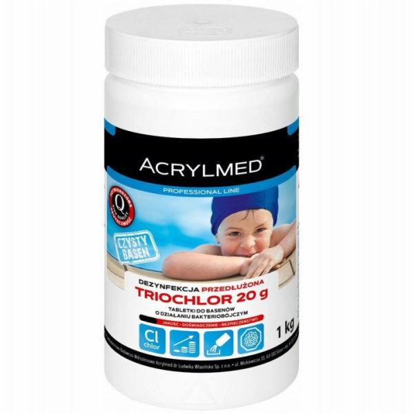 Acrylmed TRIOCHLOR Chlorové tablety s prodlouženým účinke...