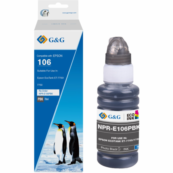 G&G ink C13T00R140  NPR-E106PBK  kompati