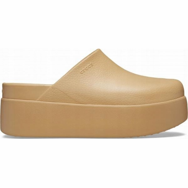 Crocs Dřeváky Dylan na platformě 209869-209 béžové 41/42