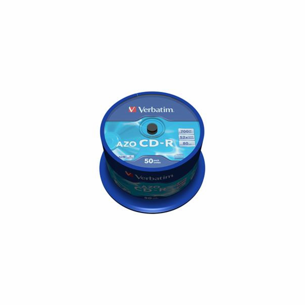 VERBATIM CD-R(50-Pack)Spindl/Crystal/DLP/52x/700MB