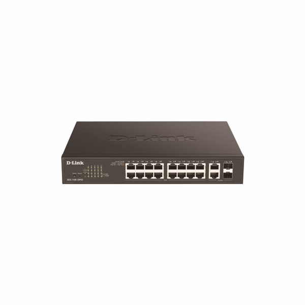 D-Link DGS 1100-18PV2 - Prepínac - inteligentní - 16 x 10...