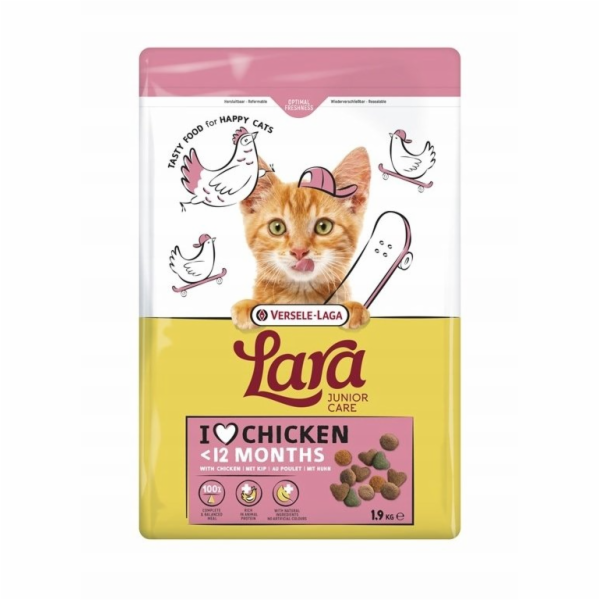 VERSELE-LAGA Lara Junior Chicken - suché krmivo pro kočky...