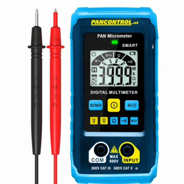 Pancontrol PAN mikrometr multimetr 300 V CAT III automati...
