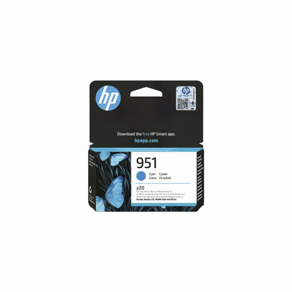 HP 951 - 9 ml - azurová - originální - Officejet - inkous...