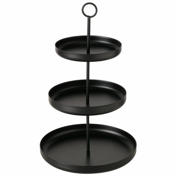 Boltze kovový ovocný talíř CREDO, 3 patra, 32,5 cm