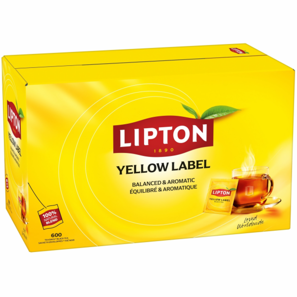 Lipton LIPTON černý čaj, žlutá etiketa, 600 sáčků