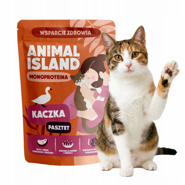 ANIMAL ISLAND Mono Duck - mokré krmivo pro kočky - 100g