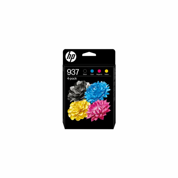 HP 937 - 4-balení - cerná, azurová, purpurová, žlutá - or...