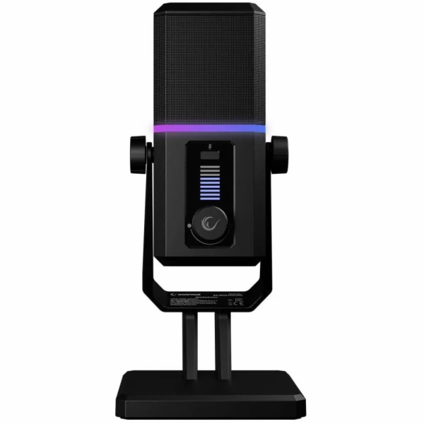 Rampage Herní mikrofon Cyclone RGB USB-C černý