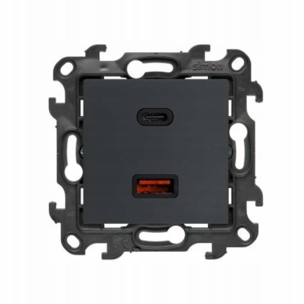Kontakt-Simon Nabíječka Simon 24 Dvojitá USB nabíječka gr...