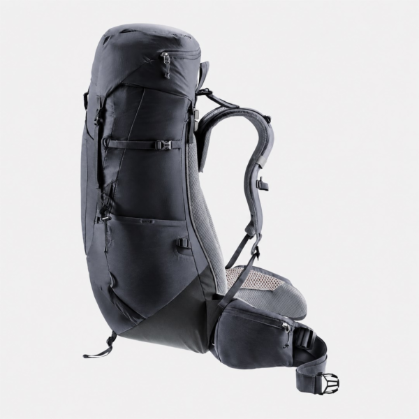 Deuter Aircontact Lite 40 + 10  Batoh černo šedý