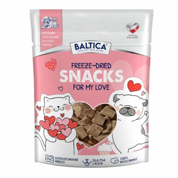 BALTICA Freeze-Dried Snacks For My Love lyofilizovaná hov...