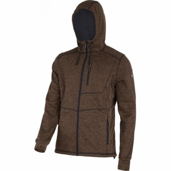 Lahti Pro Mikina s kapucí se zipem, hnědá, 3XL, CE, LAHTI