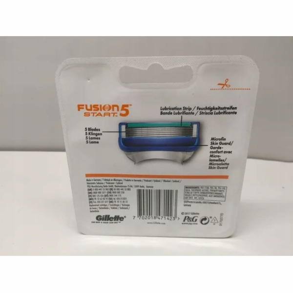 Procter Náhradní hlavice GILLETTE Fusion5 Start Blades pr...