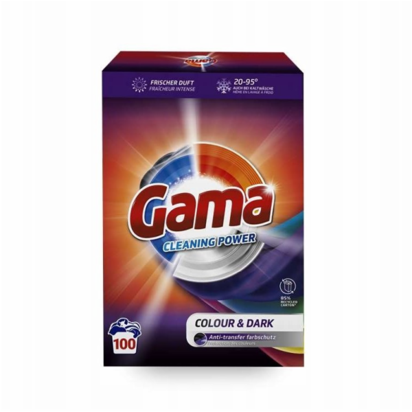 GAMA Gama Colour & Dark – Prací prášek na tmavé a barevné...