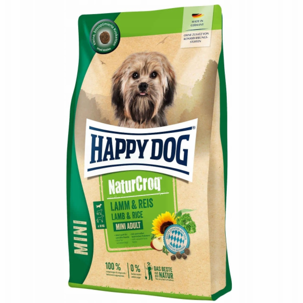 Happy Dog NaturCroq Mini jehněčí a rýže, suché krmivo, 4 kg