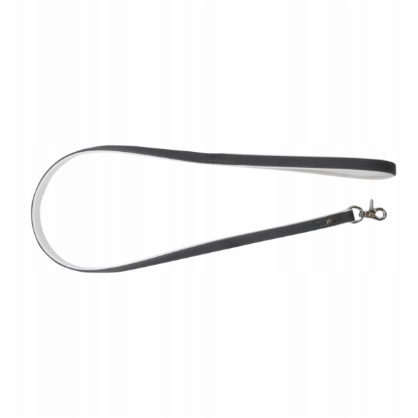 BarryKing Kožená šňůrka na krk , 20 mm x 120 cm, šedobílá