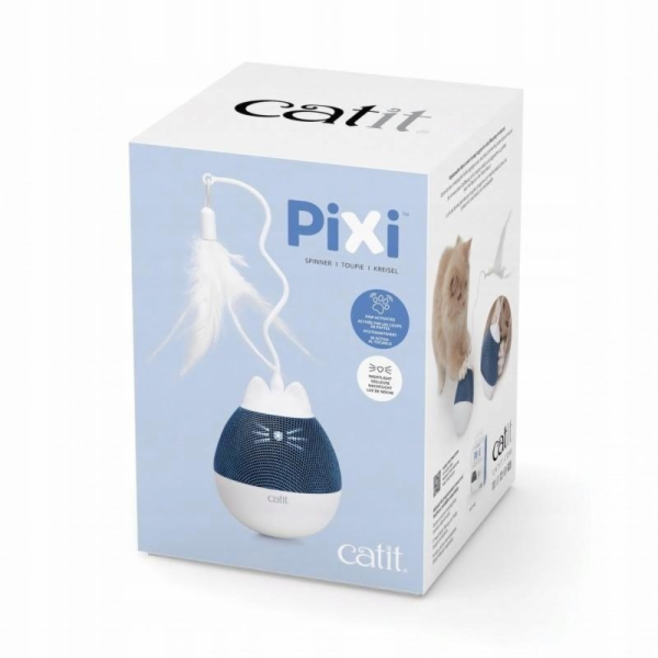 Catit Pixi Spinner, hračka na krmení s peřím, pro kočky, ...