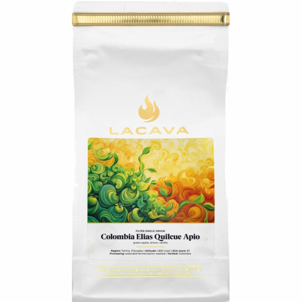 LaCava Colombia Elias Quilcue Apio zrnková káva 250 g