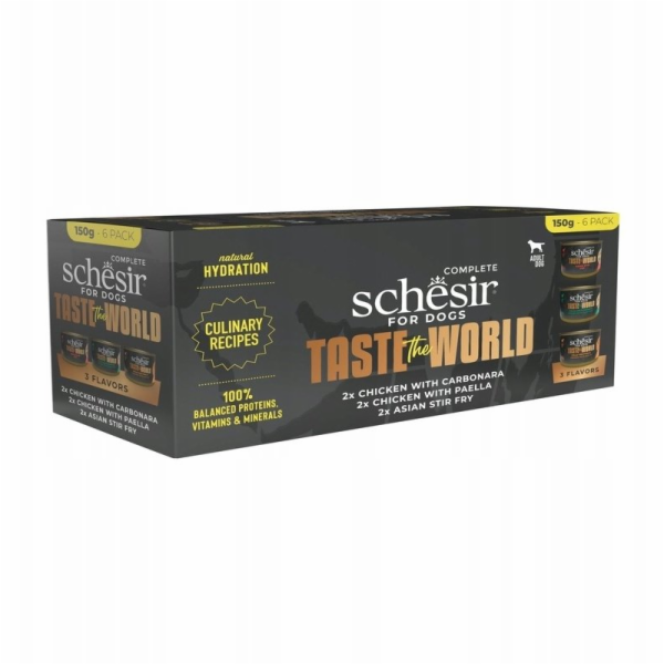 Schesir Taste the world multipack, mokré krmivo, pro psy,...
