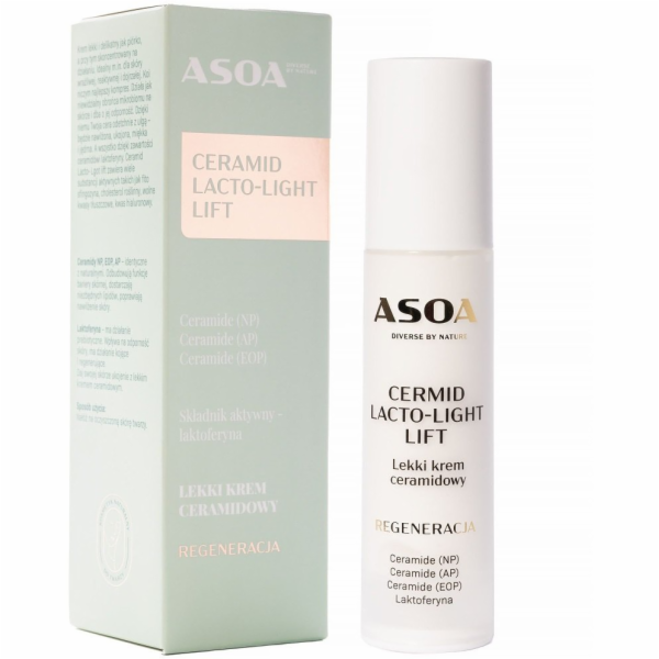 Basiclab ASOA_Lacto-Light Lift lehký ceramidový krém 50ml