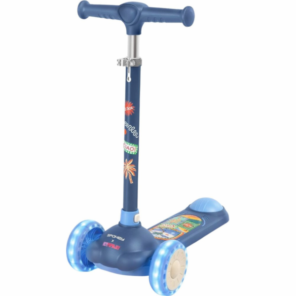 Spokey Dětská tříkolová koloběžka Fiori, modrá 946377