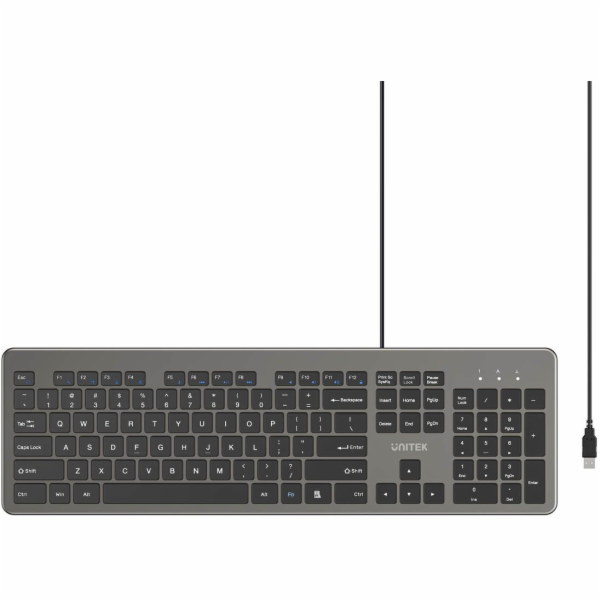 Unitek Klávesnice SlimTap USB-A (T052AGY01-US)