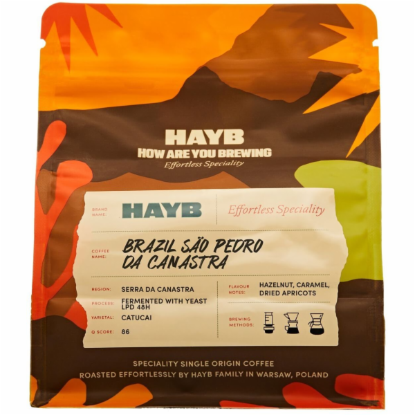 HAYB Kávová zrna Brazil Sao Pedro da Canastra 250g