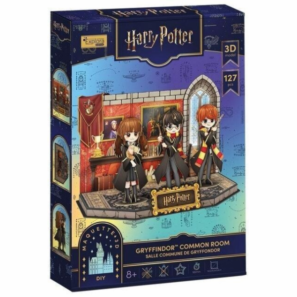 Cubicfun 3D puzzle Harry Potter Nebelvírská společenská m...