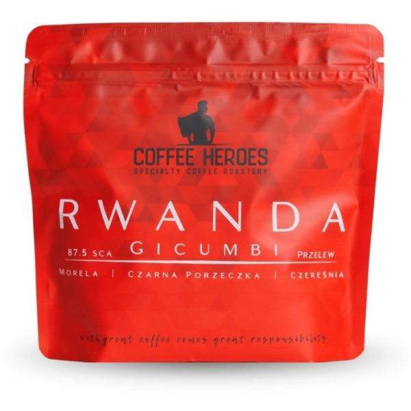 Coffee Heroes Roastery Rwanda Gicumbi kávová zrna 250 g