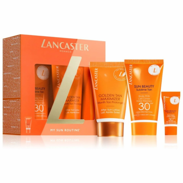 Eucerin Lancaster Set My Sun Routine tělové mléko SPF30 5...