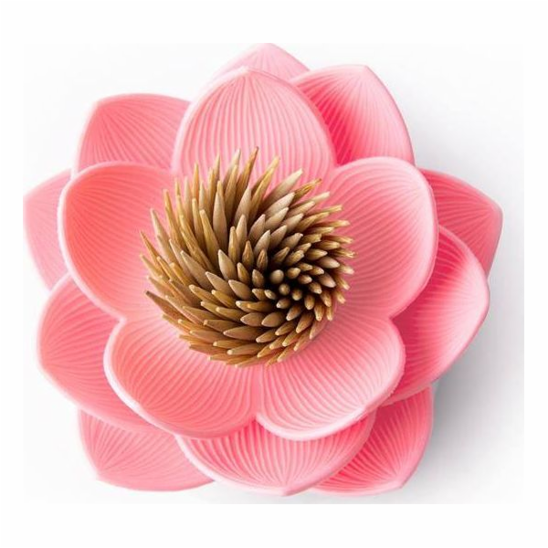 Qualy Držák na párátka Lotus růžový 10156-WH-PK