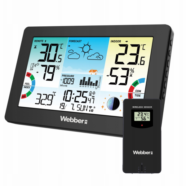 Webber Barometrický senzor meteorologické stanice DCF